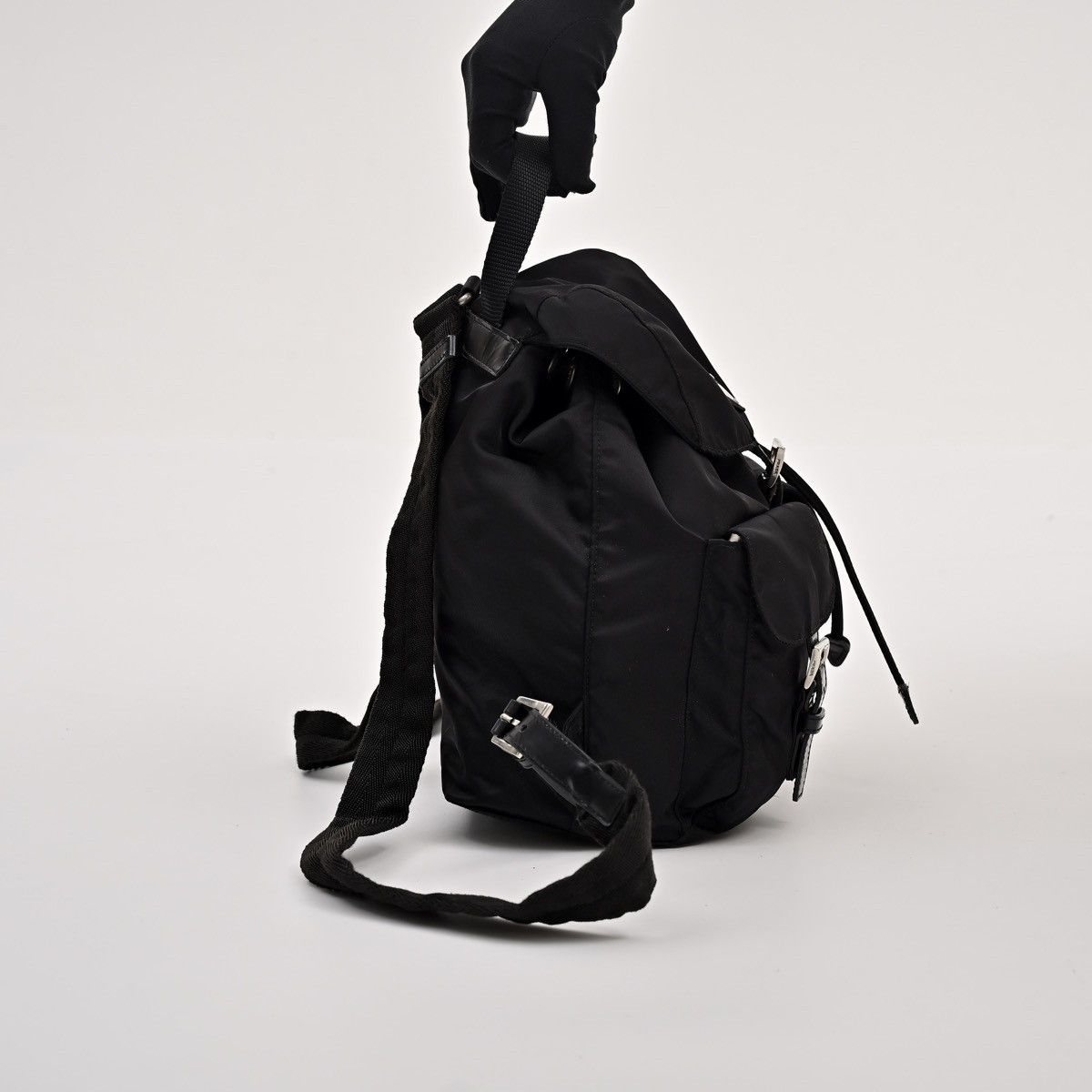 Prada Prada Small Re-Nylon Black Backpack Size ONE SIZE - 24 Thumbnail