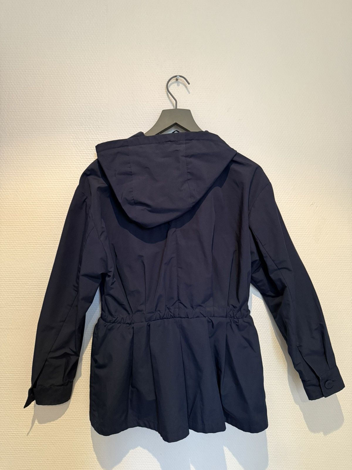 Prada Prada Hooded Raincoat Navy Technical Jacket Size S (IT 42) Size S / US 4 / IT 40 - 3 Thumbnail