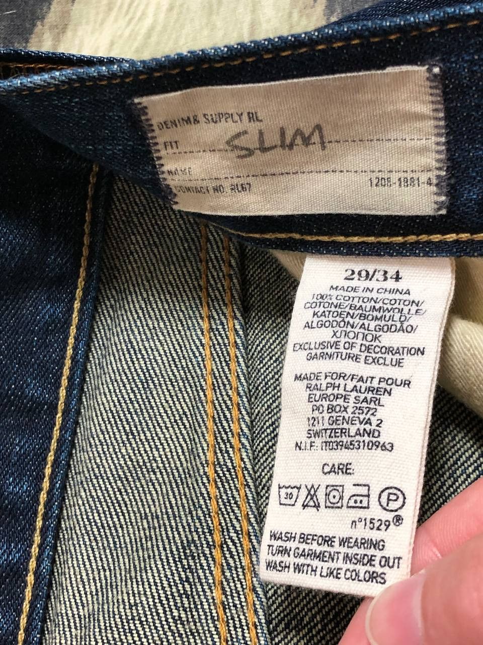Denim & Supply Ralph Lauren Denim & Supply Ralph Lauren Vintage Jeans Logo Size US 29 - 6 Thumbnail