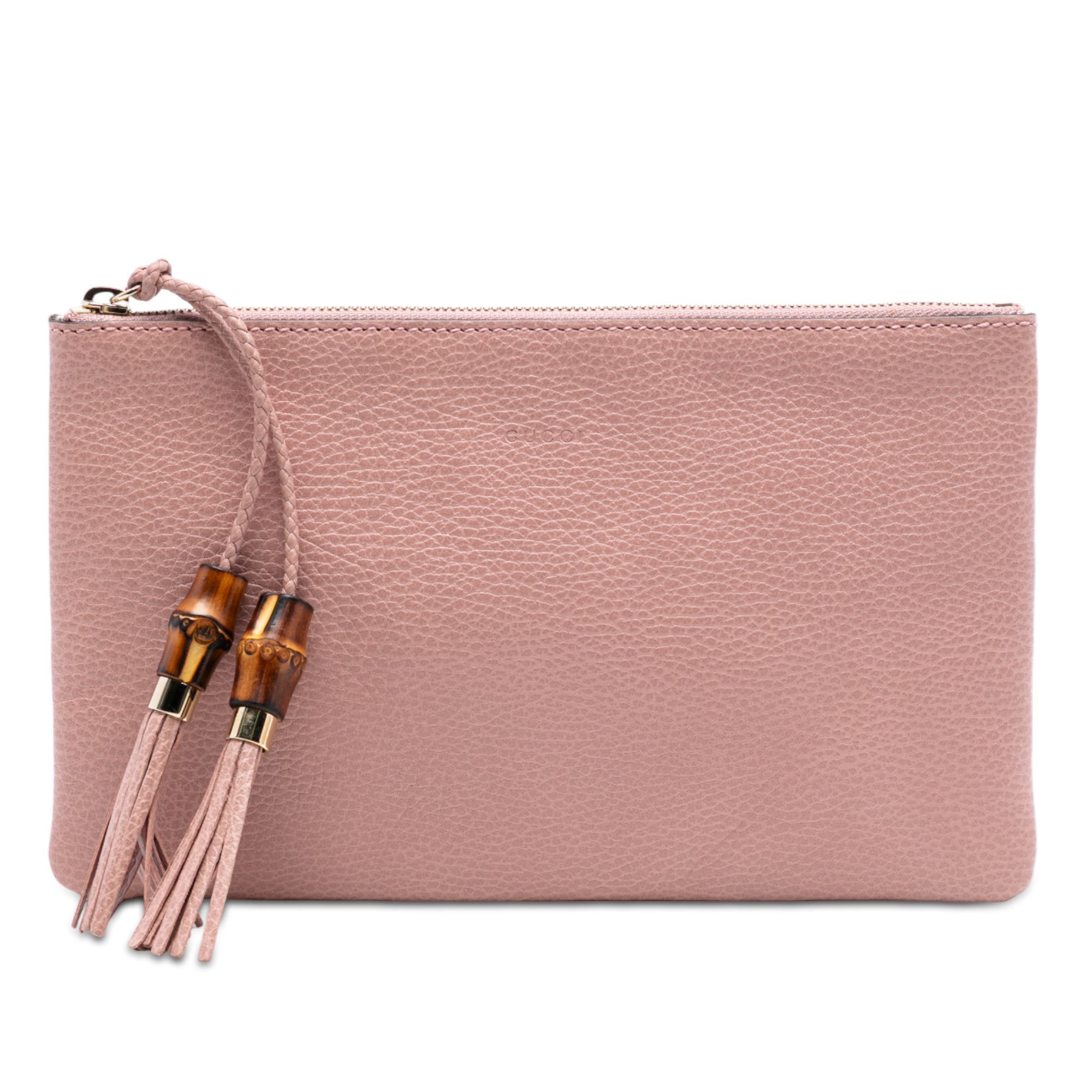 Gucci Gucci Calfskin Bamboo Clutch Size ONE SIZE - 1 Thumbnail