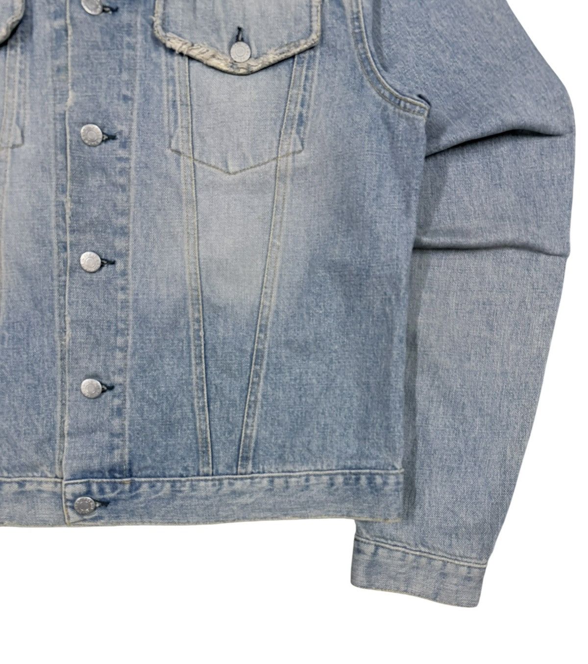 Helmut Lang Archive🔥2004 Helmut Lang Clean Broken Denim Classic 2 Pocket Size US M / EU 48-50 / 2 - 9 Thumbnail