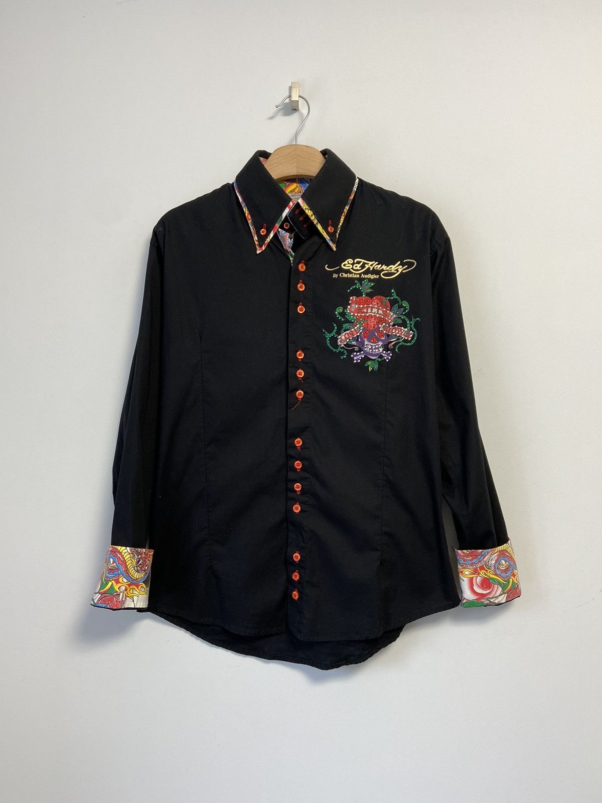 Men's Ed Hardy Shirts (Button Ups) | Grailed