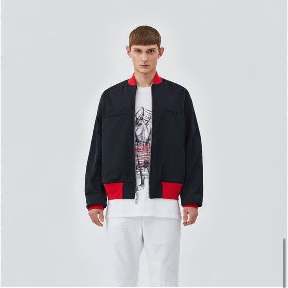 Other Shalaj Illusion Reversible Black Skeleton Bomber Jacket Size US L / EU 52-54 / 3 - 6 Thumbnail