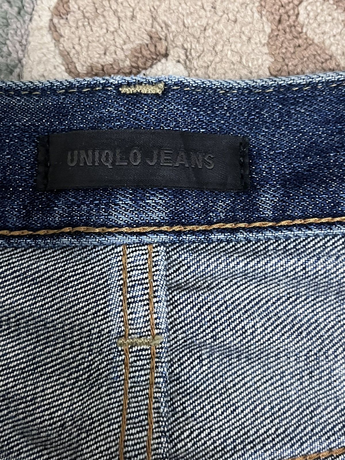 Japanese Brand × Uniqlo Baggy Japanese Brand Uniqlo Blue Style Denim Size US 35 - 6 Thumbnail