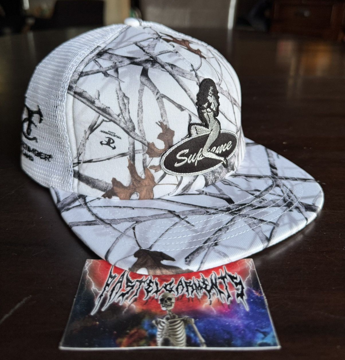 Supreme Supreme Pinup Mesh 5-Panel Trucker Hat TrueTimber White Camo Size ONE SIZE - 1 Thumbnail