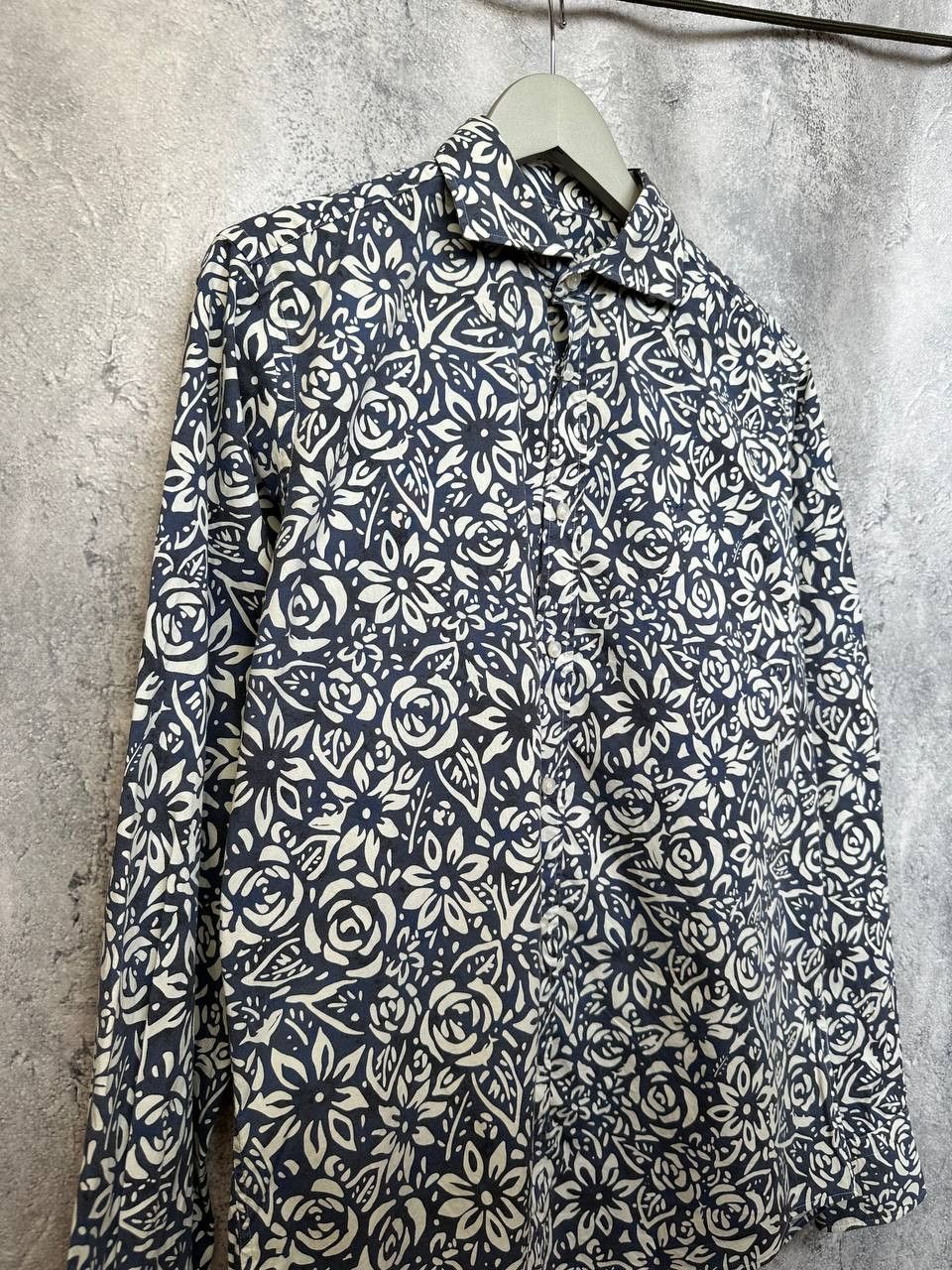 Paul & Shark Paul Shark Yachting Flowered Pattern Shirt ButtonUp Hawaiian Size US M / EU 48-50 / 2 - 4 Thumbnail