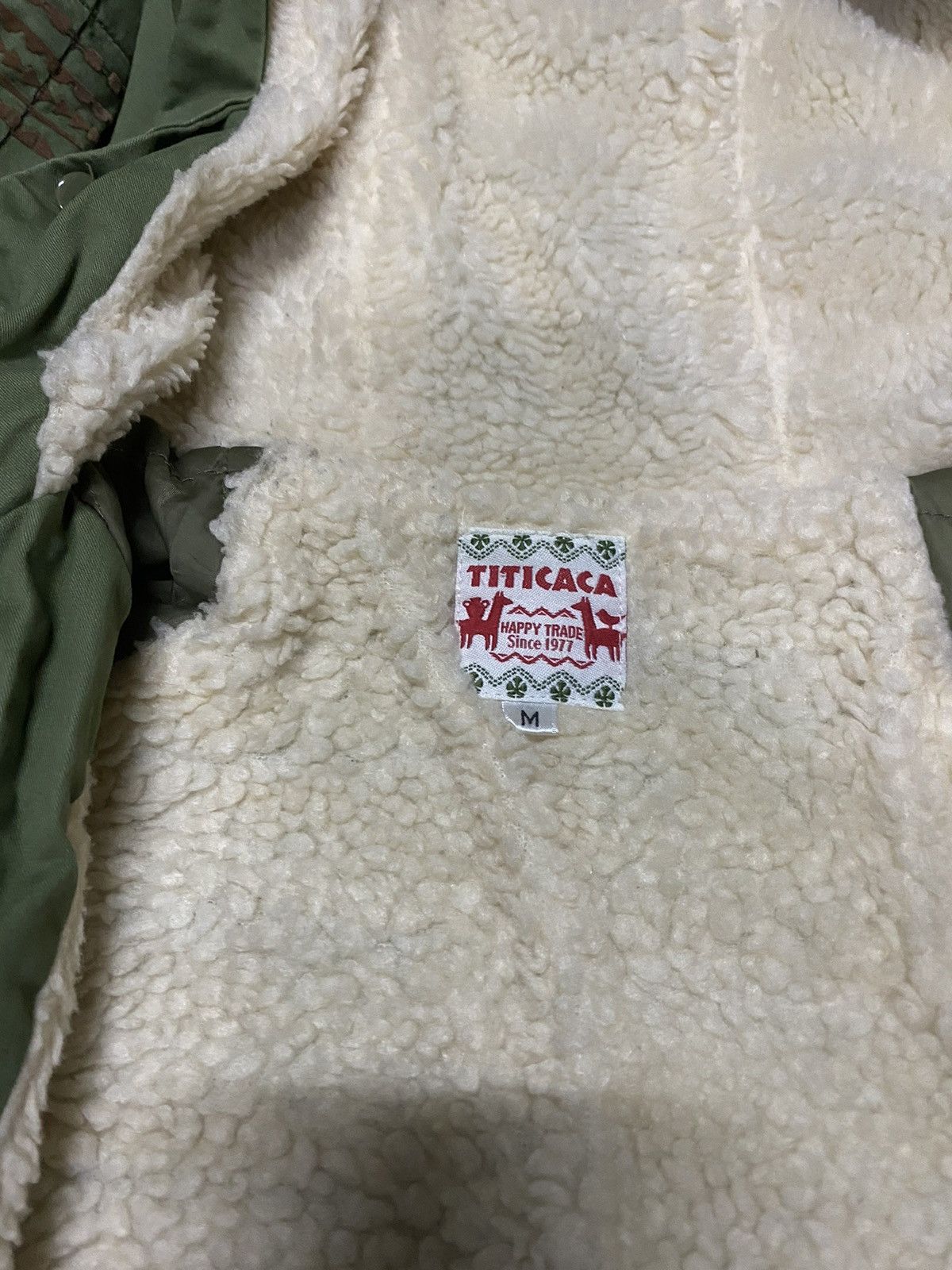 Japanese Brand × Vintage VINTAGE TITICACA FISHTAIL Navajo Sherpa Parka Jacket Size US M / EU 48-50 / 2 - 6 Thumbnail