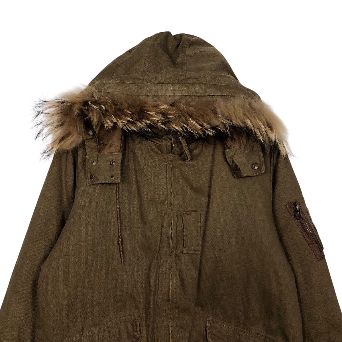 Boycott × Japanese Brand 📌Vintage Chore Bomber Jacket Boycott Mink Fur Hoodie Size US M / EU 48-50 / 2 - 4 Thumbnail