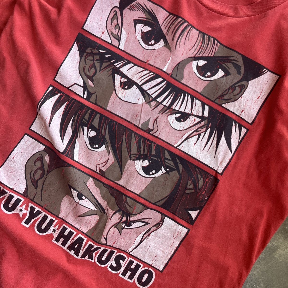 Anime Vintage T-Shirt Yuyu Hakusho Size US XL / EU 56 / 4 - 4 Thumbnail