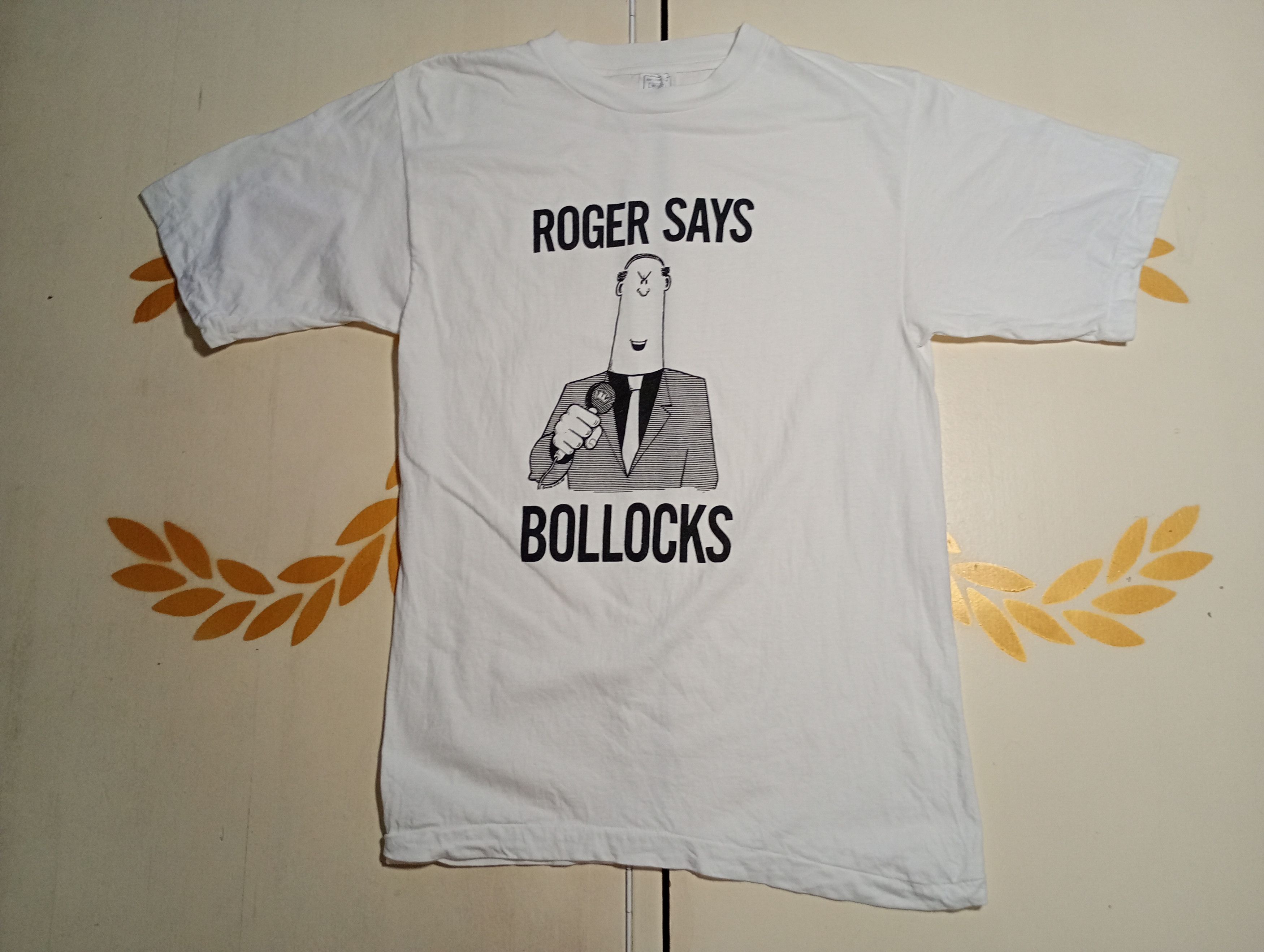 Vintage Roger Says Bolloks T-Shirt Vintage 80's Size US M / EU 48-50 / 2 - 2 Thumbnail