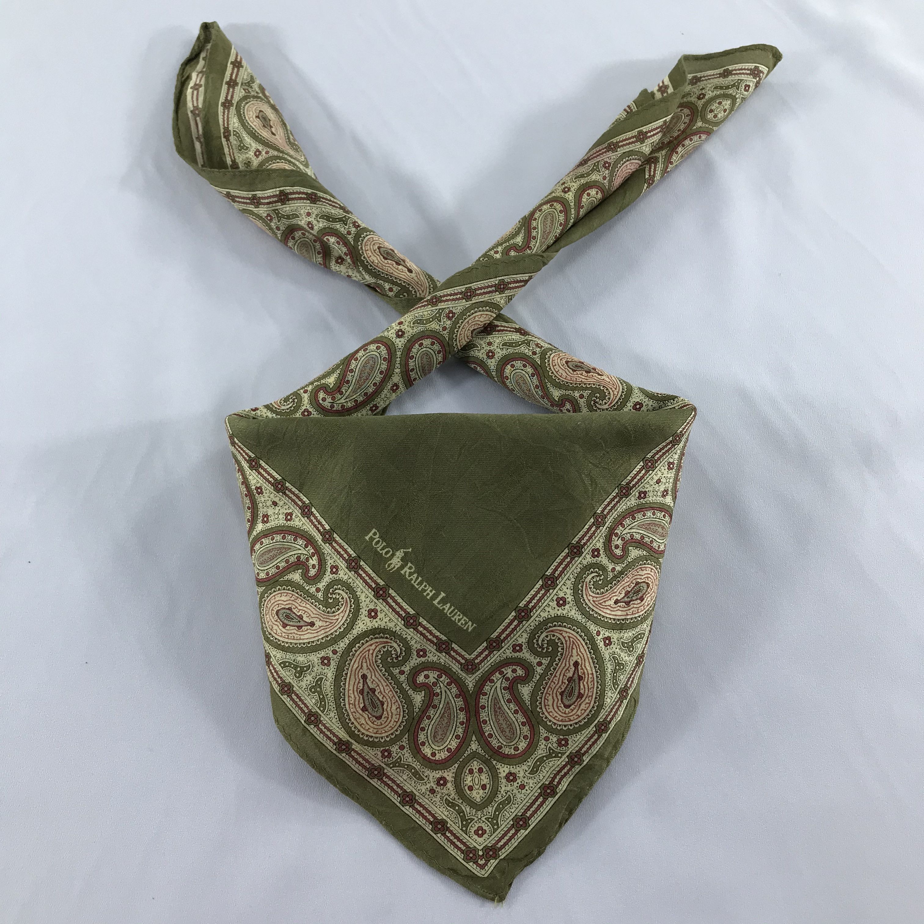 Polo Ralph Lauren × Vintage Polo ralph Lauren Neckerchief / Bandana / Handkerchief Size ONE SIZE - 1 Thumbnail