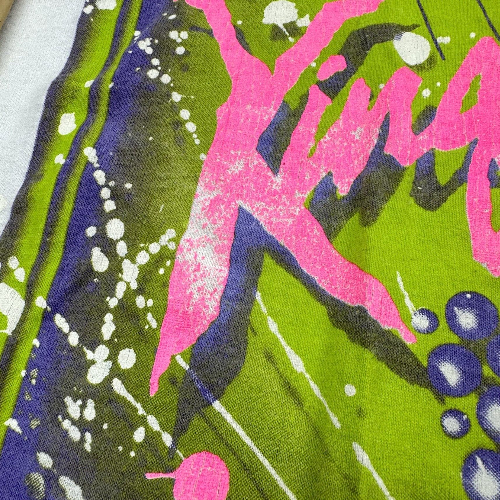 Vintage VINTAGE Screen Stars Kingfest T-Shirt Adult XL White Music Festival Christian 90s Mens Size US XL / EU 56 / 4 - 3 Thumbnail