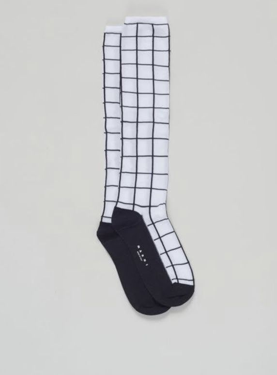 Marni o1w1db10824 Size: OS / Socks in Black/White Size ONE SIZE - 1 Preview