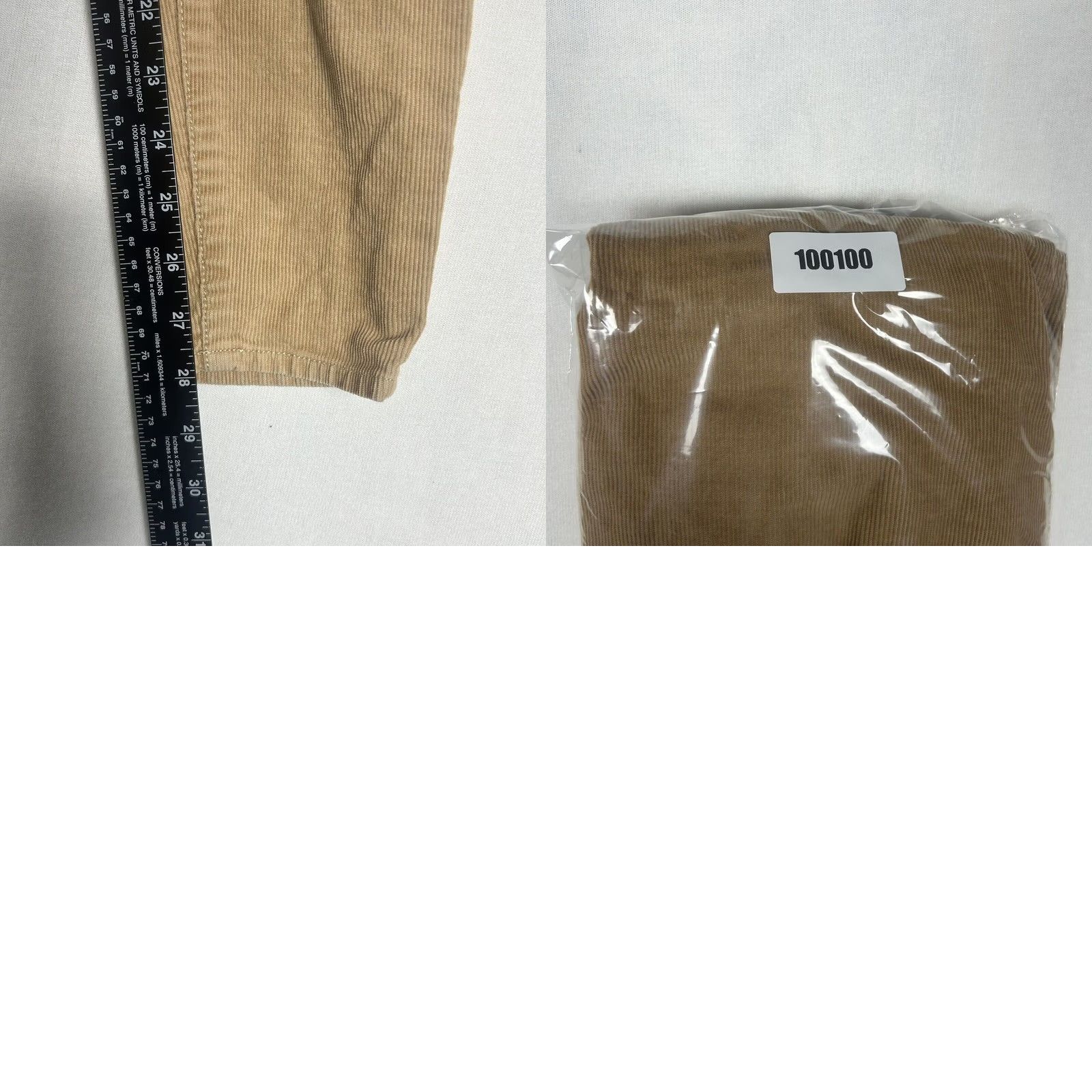 J.Crew J.CREW Womens Corduroy Jeans Skinny Toothpick Low Rise 24 Brown 5-Pocket Boho Preppy Denim Regular Rise Jeans Size 42" / US 20 - 8 Thumbnail