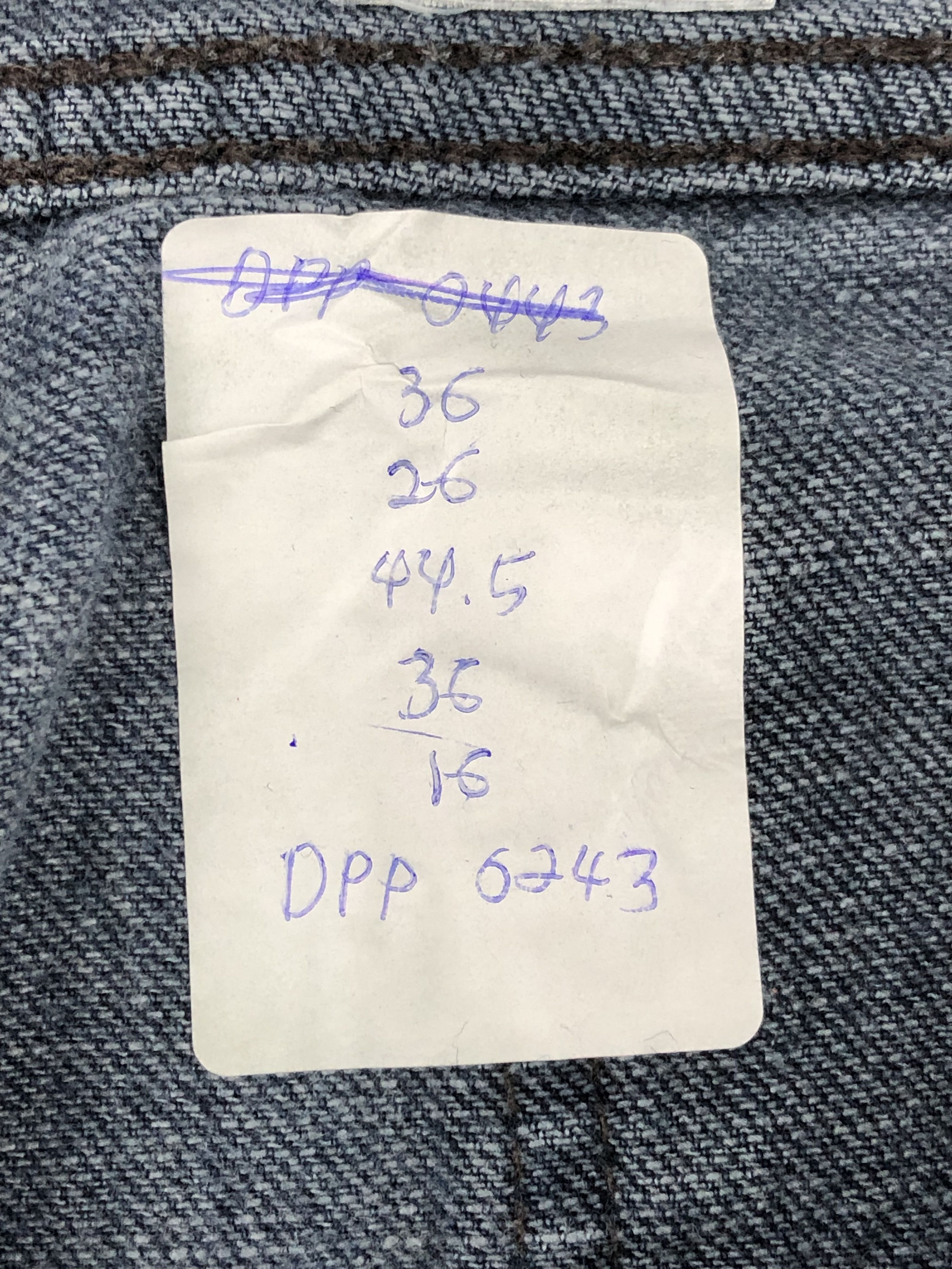 Levi's Vintage Levis 511 Distressed Blue Denim Jeans DPP0243 Size US 36 / EU 52 - 13 Thumbnail