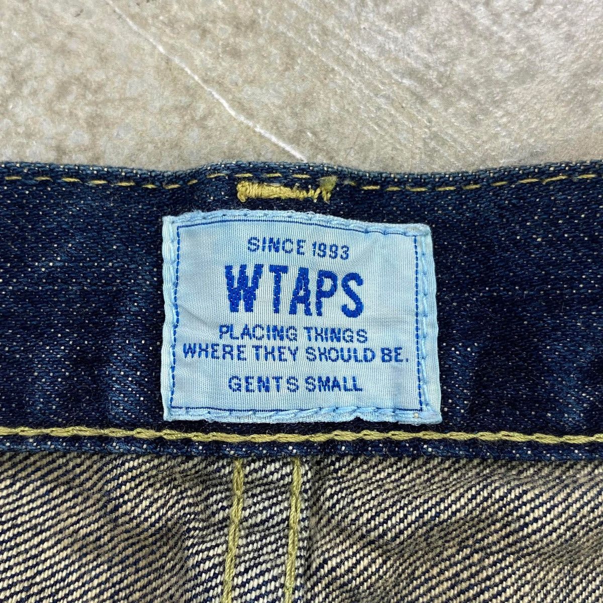 Wtaps SS2013 Look Book ‘PHILOSOPHY’ Blues Trash Denim Pants Size US 32 / EU 48 - 16 Thumbnail