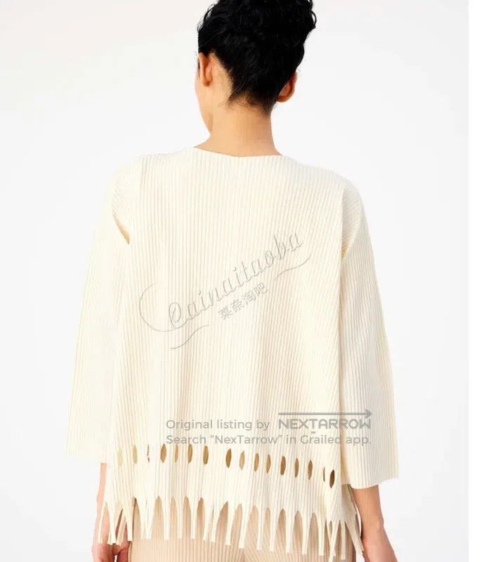 Issey Miyake Issey Miyake size:one size White Cardigan Size XXS / US 00 / IT 34 - 7 Thumbnail