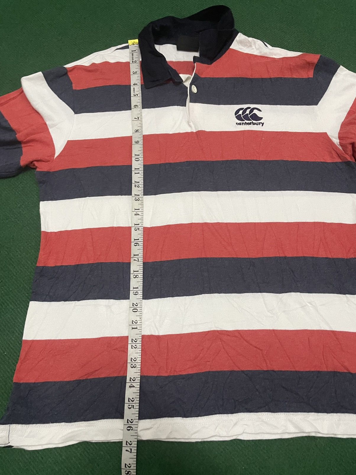 Canterbury of New Zealand Vintage Canterbury Rugby Stripe Shirt Size US L / EU 52-54 / 3 - 8 Thumbnail