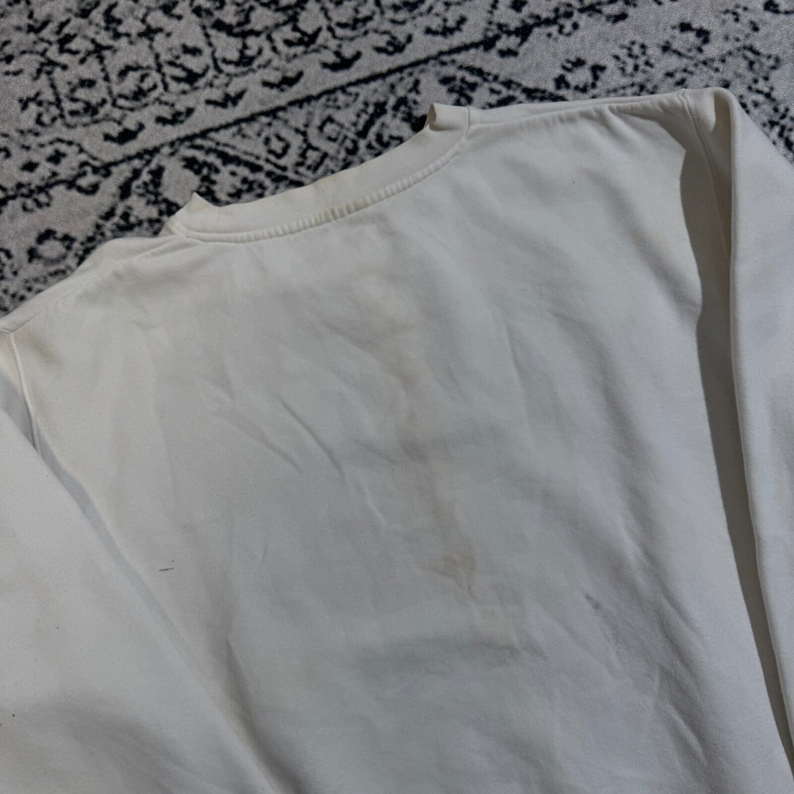Vintage Vintage Unisex White Cotton Sweatshirt Size S Skate USA Size US S / EU 44-46 / 1 - 11 Thumbnail