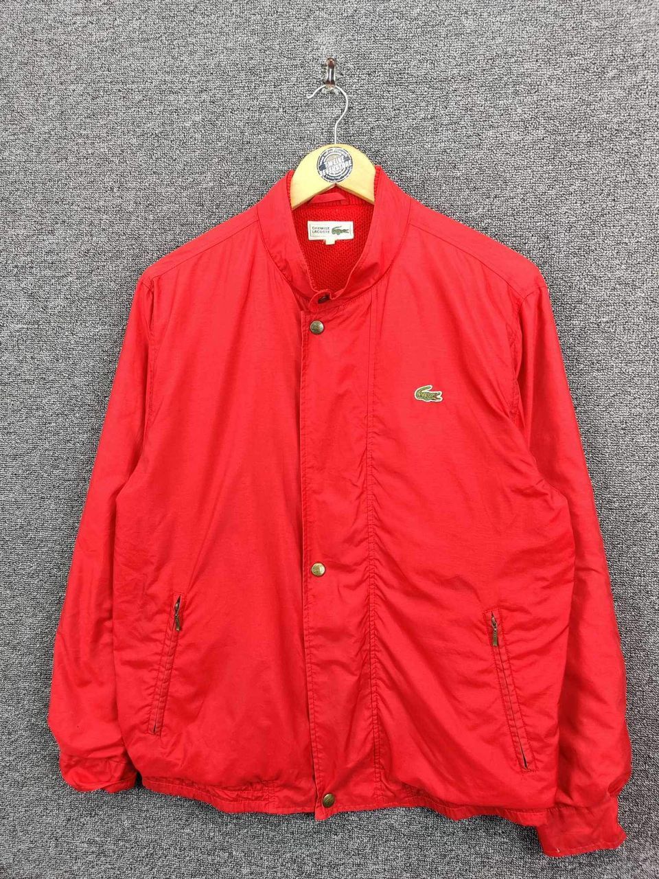 Lacoste Vintage Lacoste Small Logo Bomber Jacket Size US M / EU 48-50 / 2 - 2 Thumbnail