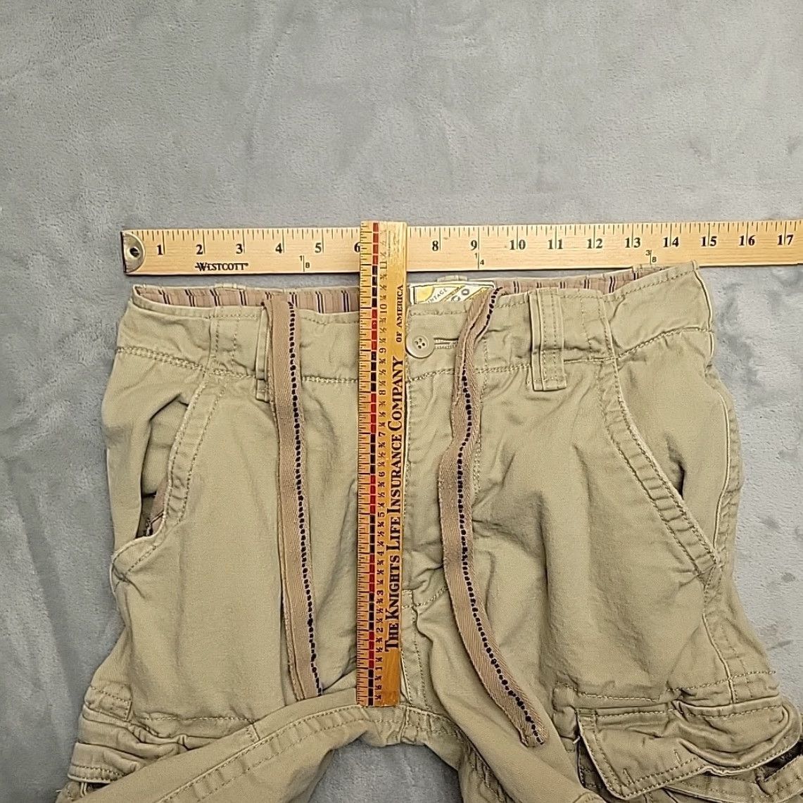 Vintage VINTAGE No Boundaries Shorts Mens 30 Khaki Cargo Flat Front Y2K Cotton Twill Beige Pockets Casual Mens Size US 30 / EU 46 - 7 Thumbnail