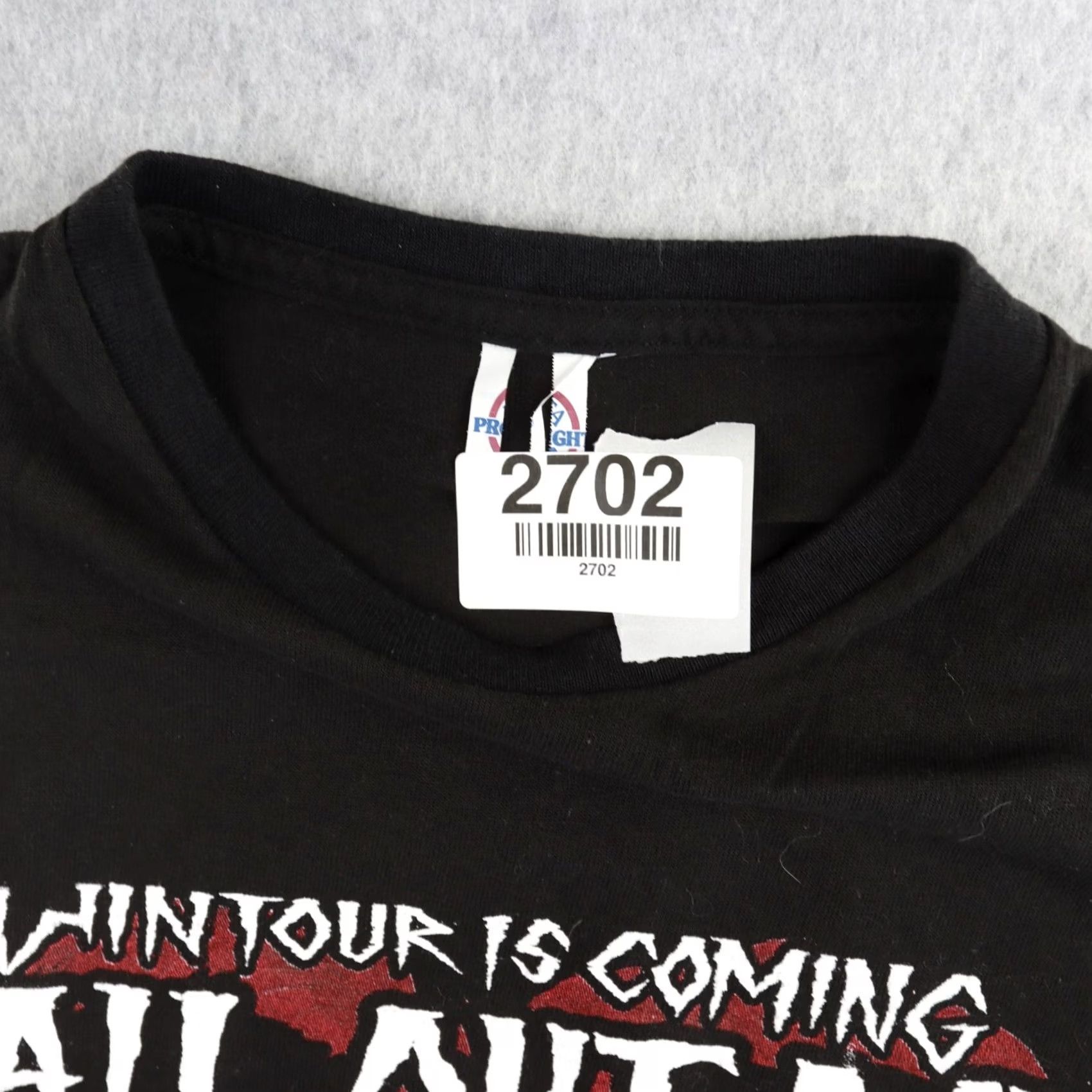 Vintage Fall Out Boy Awolnation Adult Medium Concert Tour 2016 Band Tee Short Sleeve Shirt Men M Black Womens Mens Size US 31 - 5 Thumbnail