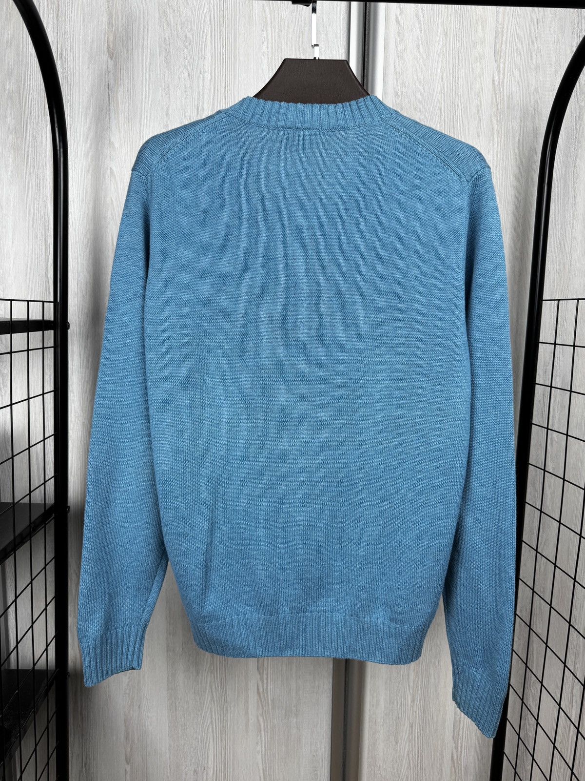 Lacoste Lacoste sky blue cotton wool v-neck vintage sweater size 4 Size US M / EU 48-50 / 2 - 7 Thumbnail