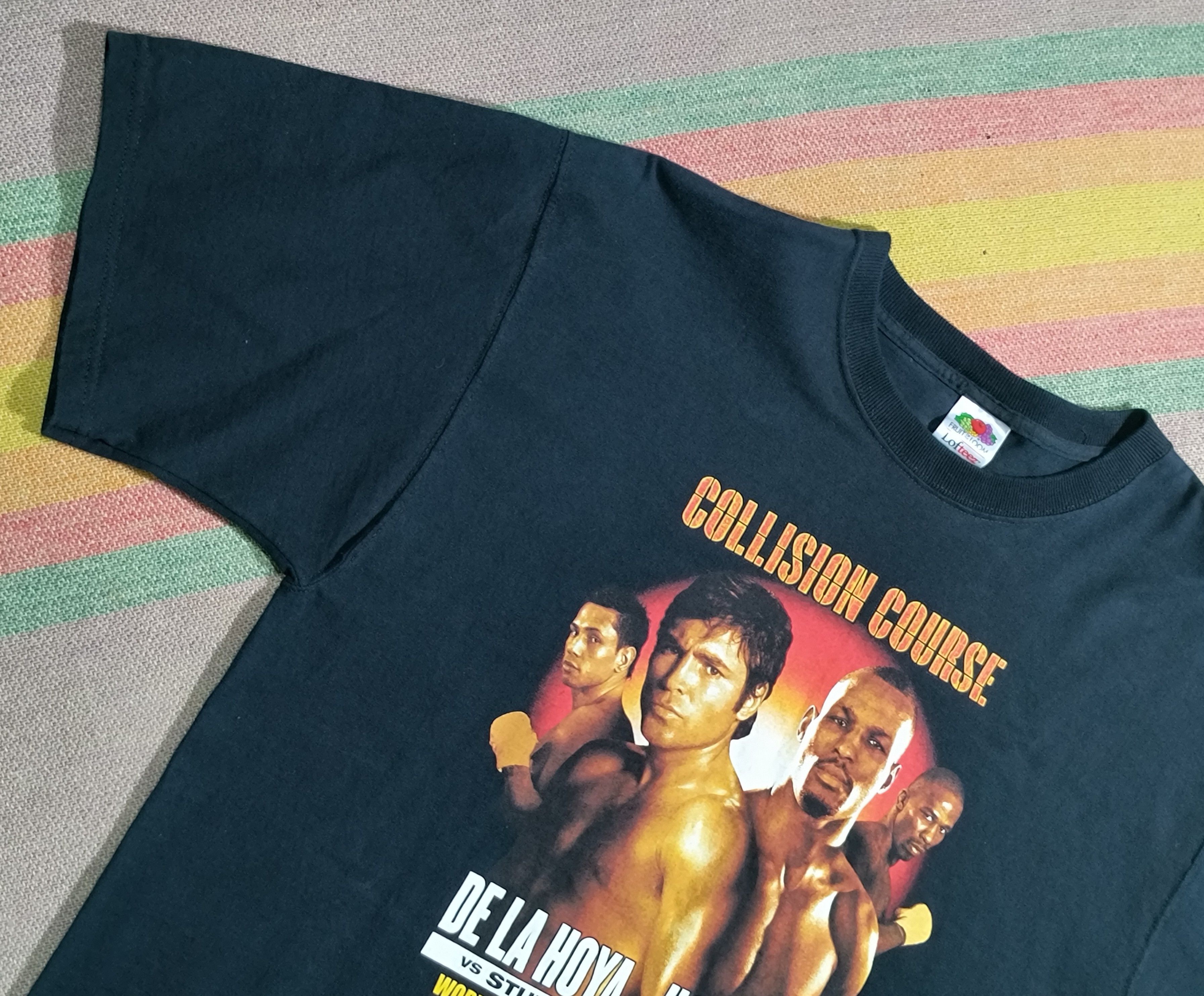 Fruit Of The Loom Vintage Y2K collision course De La Hoya vs Sturm 2004 tee Size US XL / EU 56 / 4 - 3 Thumbnail