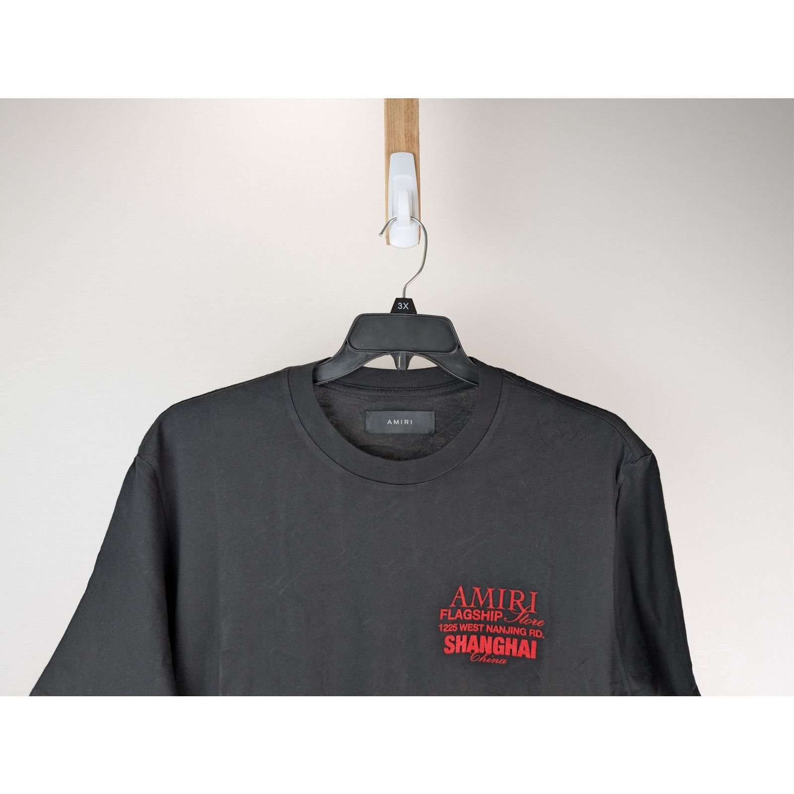 Amiri o1rshd1 Shanghai Exclusive Short Sleeve Tee T-Shirt in Black Size US XL / EU 56 / 4 - 4 Thumbnail