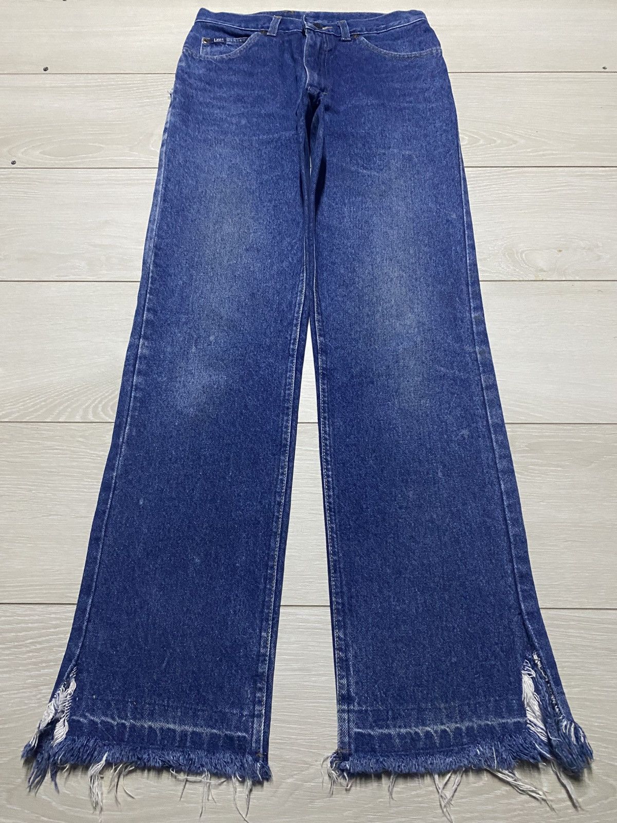 Lee Vintage lee 1889 Blue Wash Frayer Loose Jeans Size US 28 / EU 44 - 1 Thumbnail