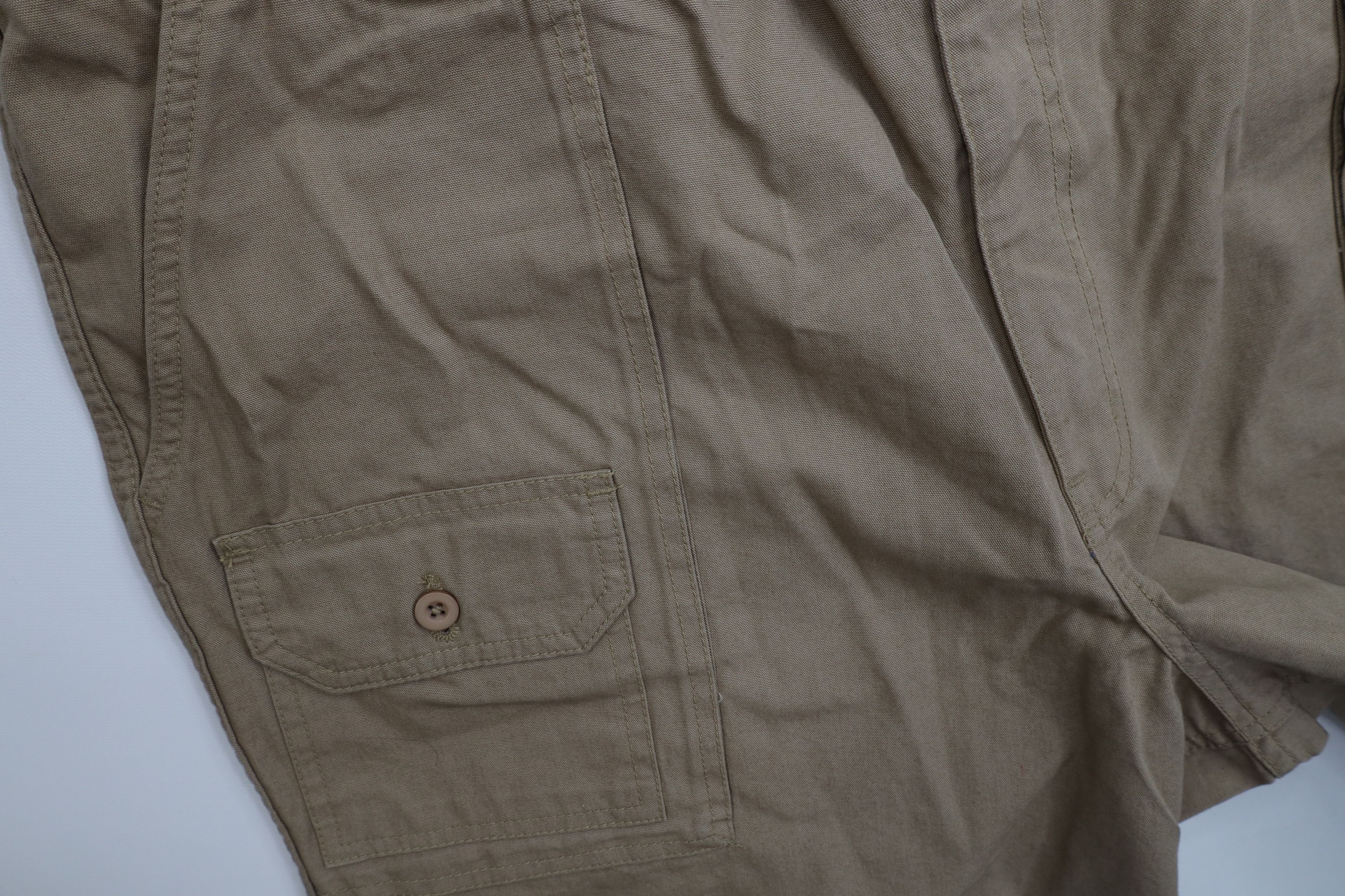 Vintage Vintage 90s Y2K Streetwear Above Knee Trekking Cargo Shorts Size US 42 / EU 58 - 9 Thumbnail