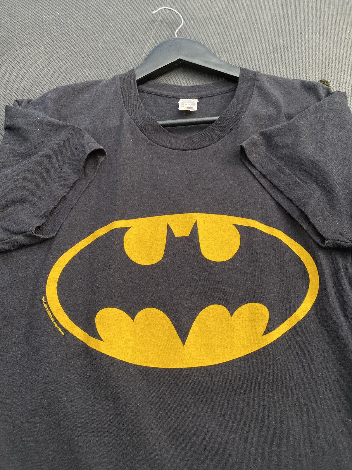 DC Comics Vintage 1986 BATMAN Promo Logo TEE T Shirt Licenced Size US L / EU 52-54 / 3 - 3 Thumbnail