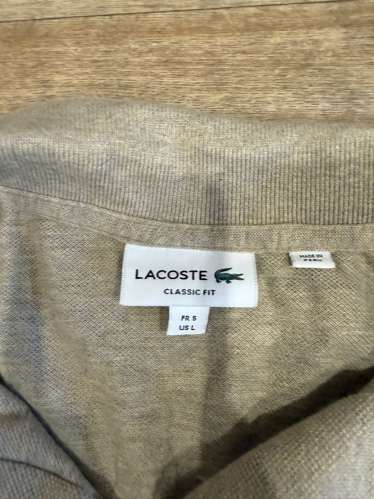 Lacoste Long sleeve Lacoste polo Size US L / EU 52-54 / 3 - 2 Thumbnail