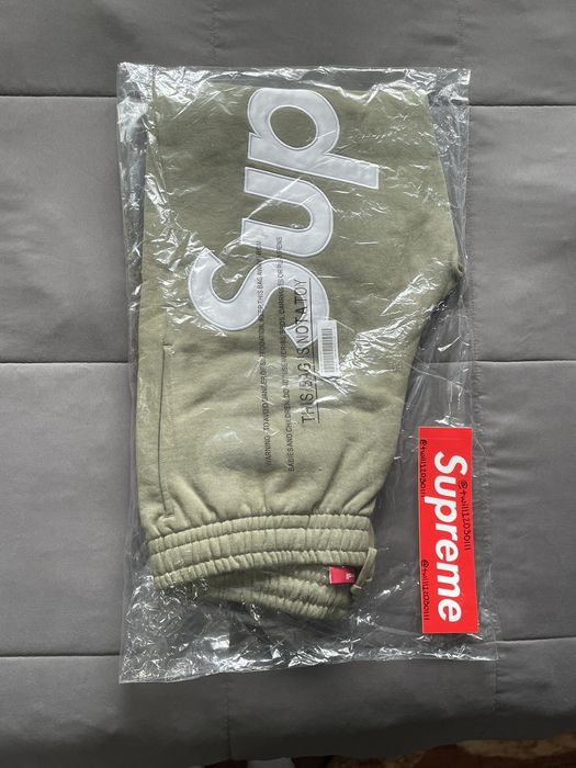 Supreme Supreme Satin Appliqué Sweatpants | Grailed