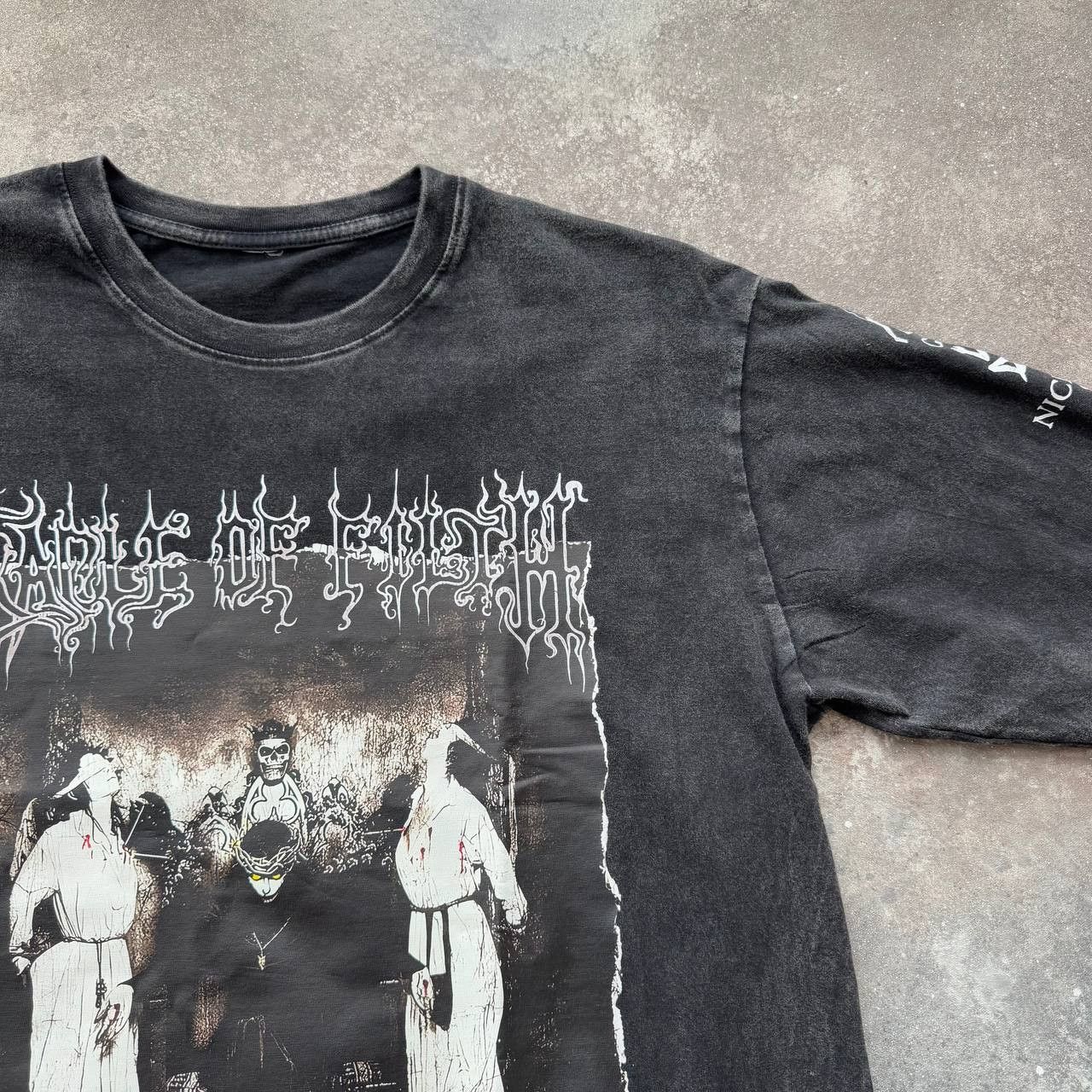 Japanese Brand Cradle of Filth Faded Long Sleeve Shirt Size US M / EU 48-50 / 2 - 5 Thumbnail