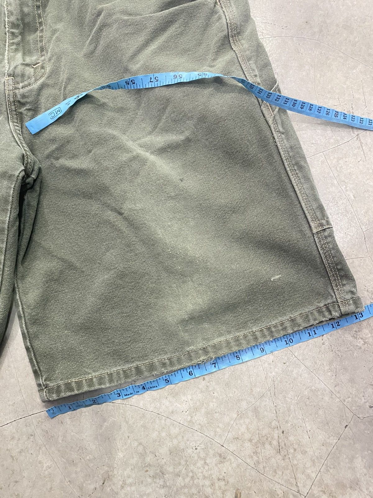 Levi's Vintage Clothing LEVI'S SILVERTAB DUNGAREE SHORTS Size US 33 - 18 Thumbnail
