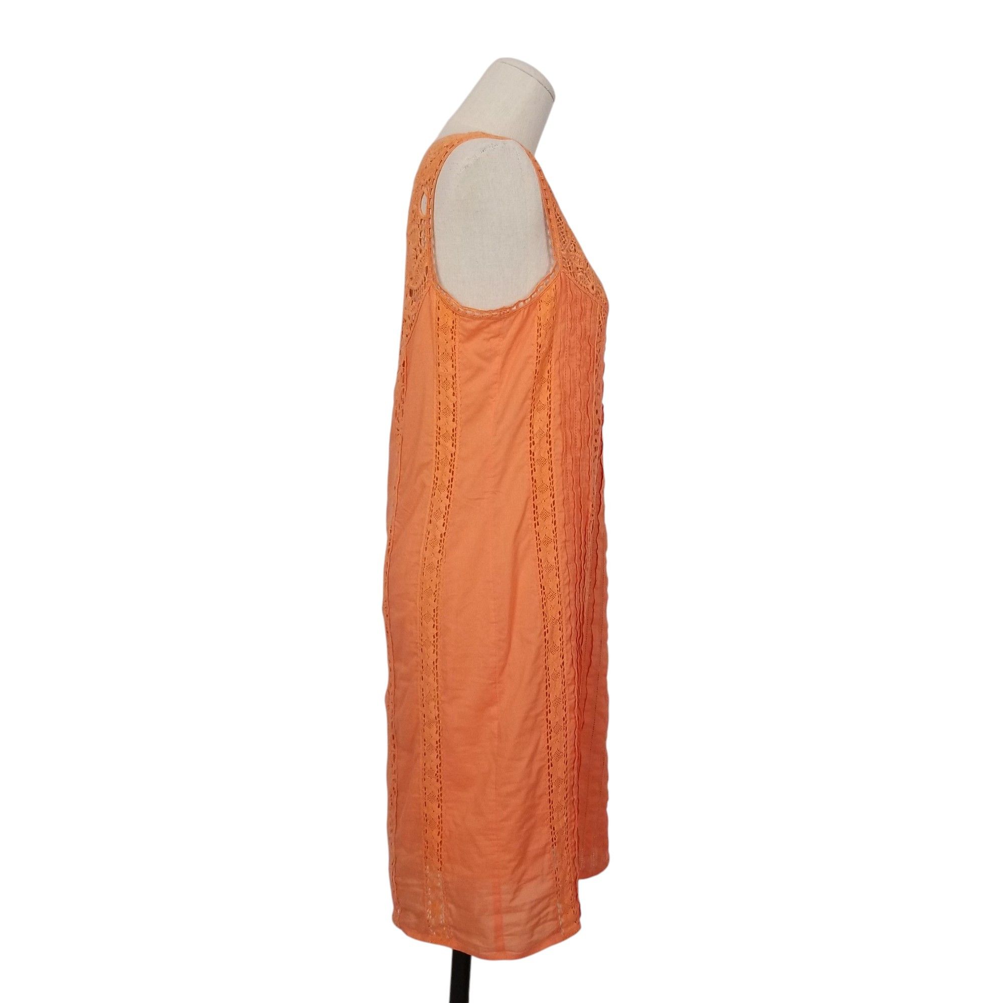 Other Sundance Amira Cotton Lace Dress Apricot Size XS / US 0-2 / IT 36-38 - 5 Thumbnail