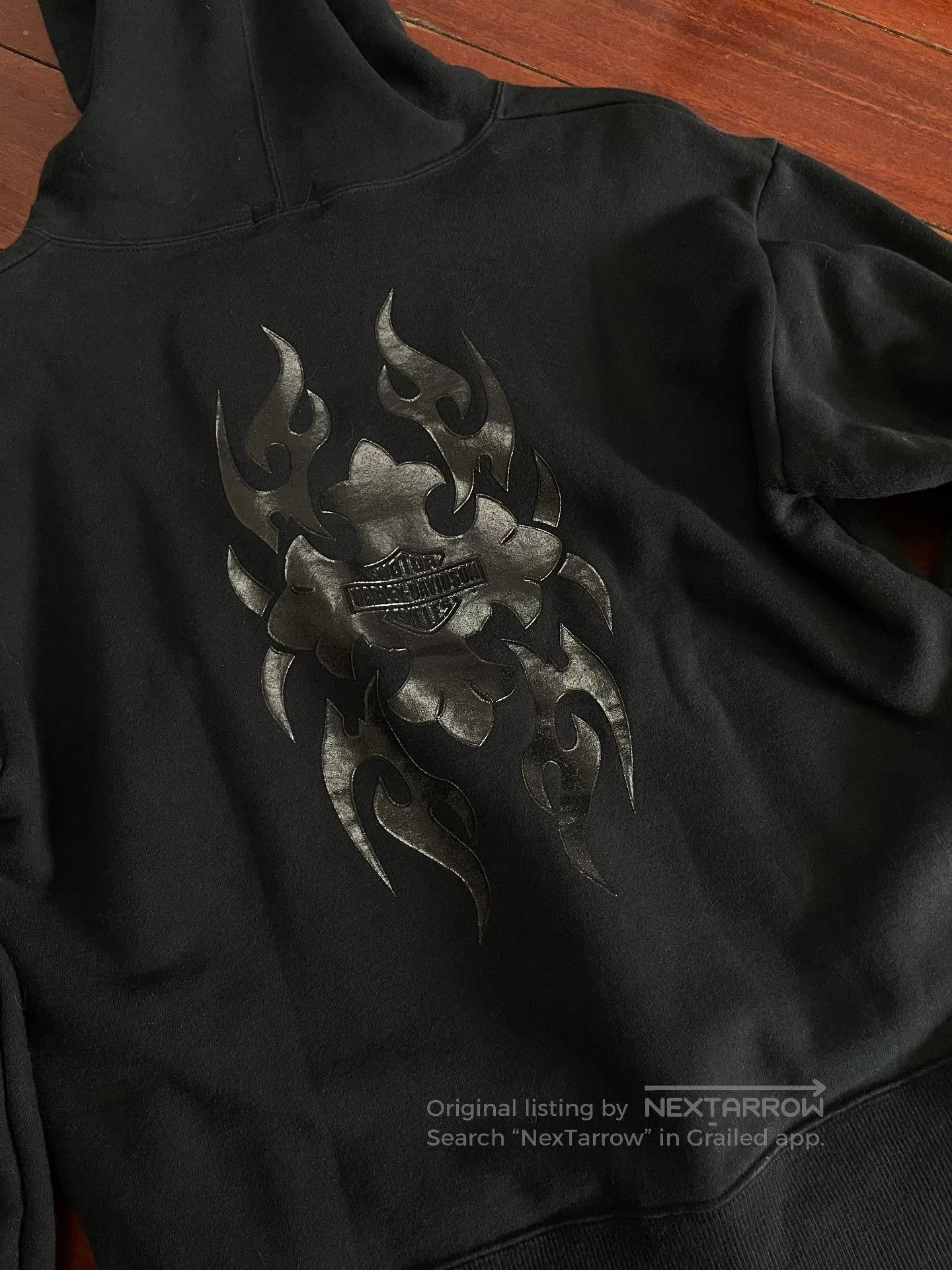 Vintage Vintage Harley Davidson Chrome Hearts Hoodie. Size US L / EU 52-54 / 3 - 2 Thumbnail