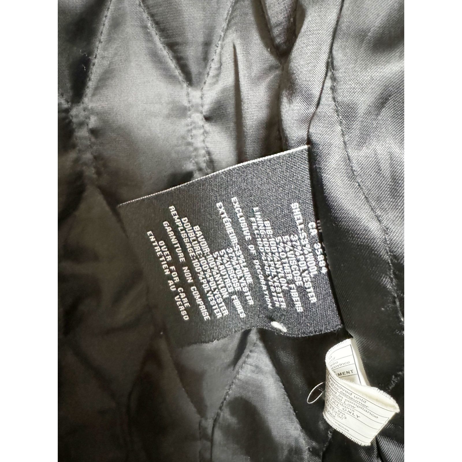 Cole Haan Cole Haan Walking Coat Wool Removable Bib Quilted Navy Blue Size US M / EU 48-50 / 2 - 8 Thumbnail