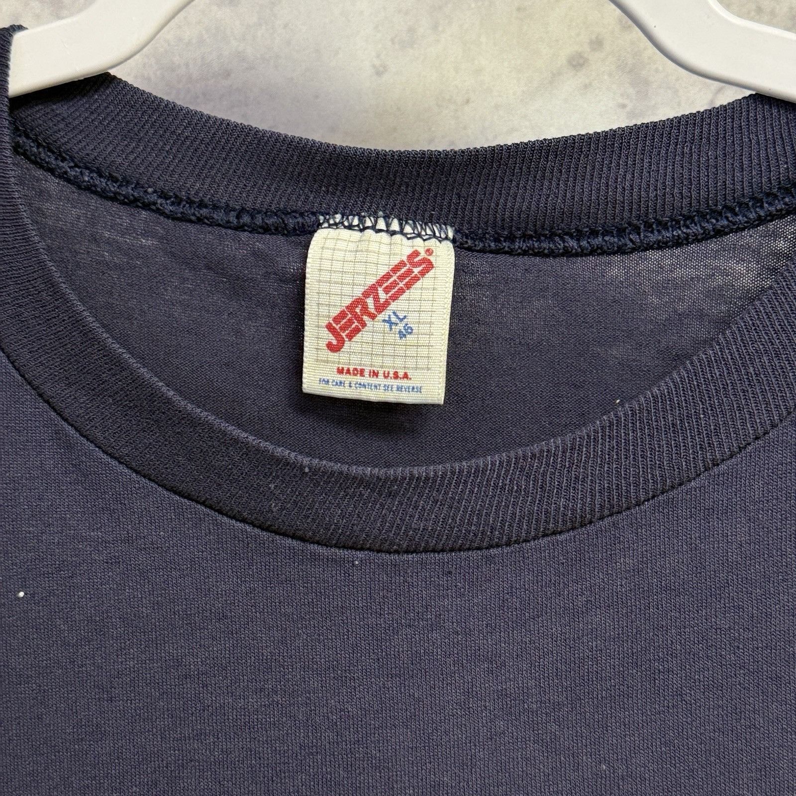 Vintage Vintage Fire Fighter T Shirt Mens XL Blue Fire Dept Glyndon Size US XL / EU 56 / 4 - 4 Thumbnail