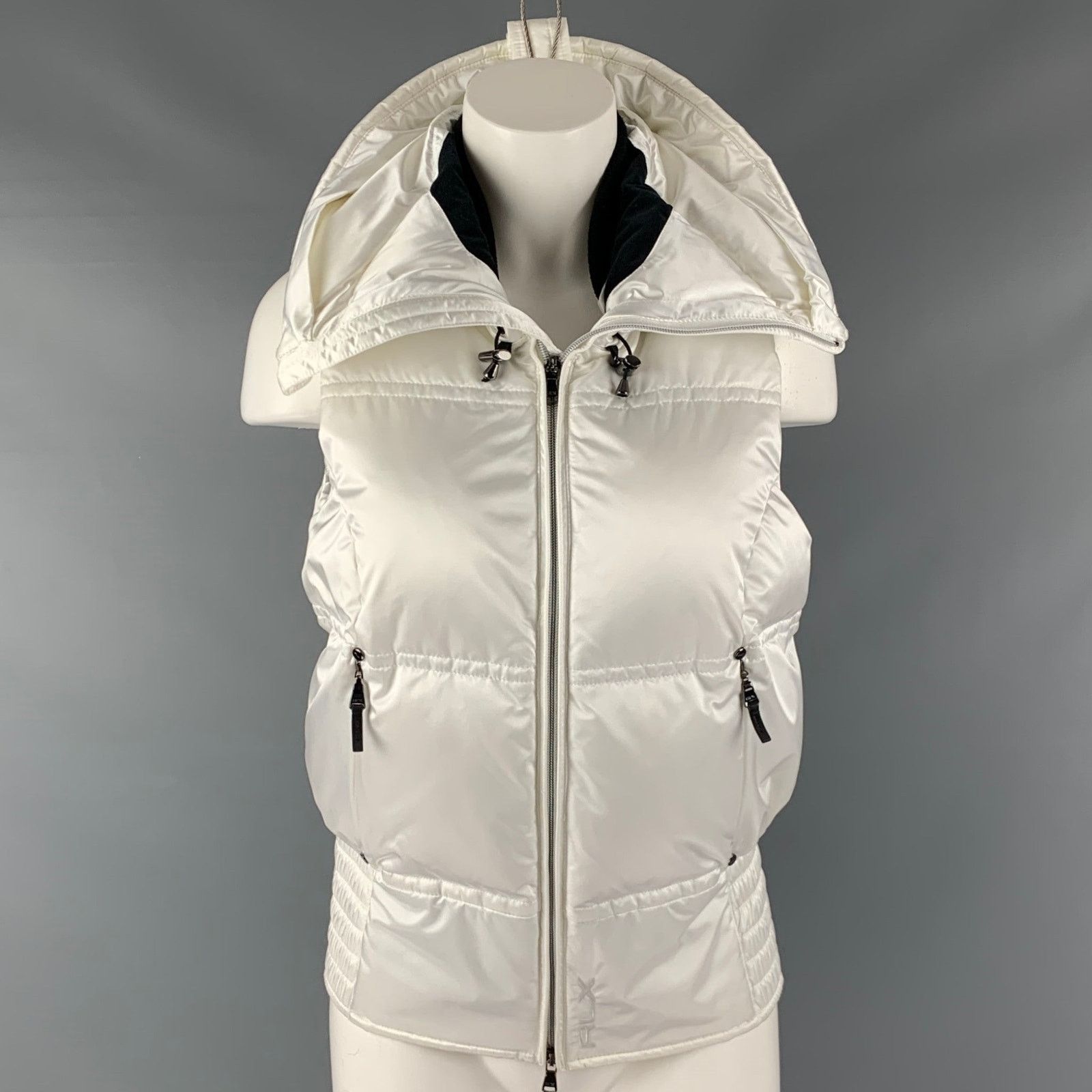 Ralph Lauren RLX by RALPH LAUREN Size M White Nylon Padded Zip Up Vest Size M / US 6-8 / IT 42-44 - 1 Thumbnail