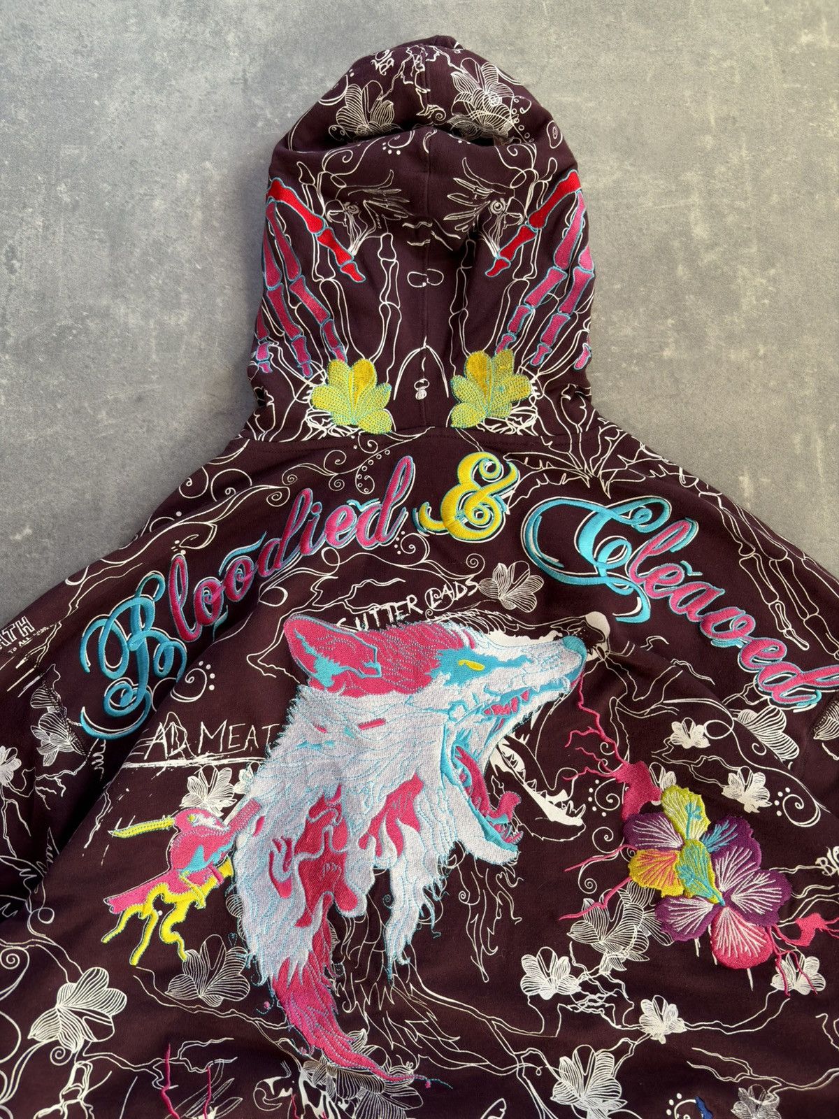 Artful Dodger Artful Dodger Exiled To Bishop AOP Embroidered Zip Hoodie XL Size US XL / EU 56 / 4 - 15 Thumbnail