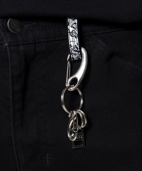Number (N)ine Number nine N(N) LOGO PLATE HOLE Key Chain Size ONE SIZE - 4 Thumbnail