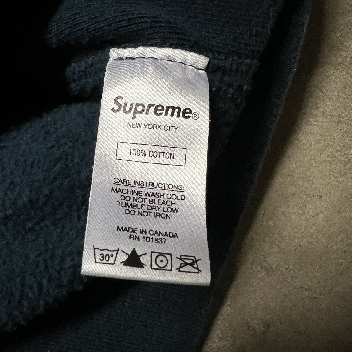 Hypebeast × Supreme Supreme New York Heavyweight Embroidered Hoodie Sweater Size US L / EU 52-54 / 3 - 9 Thumbnail