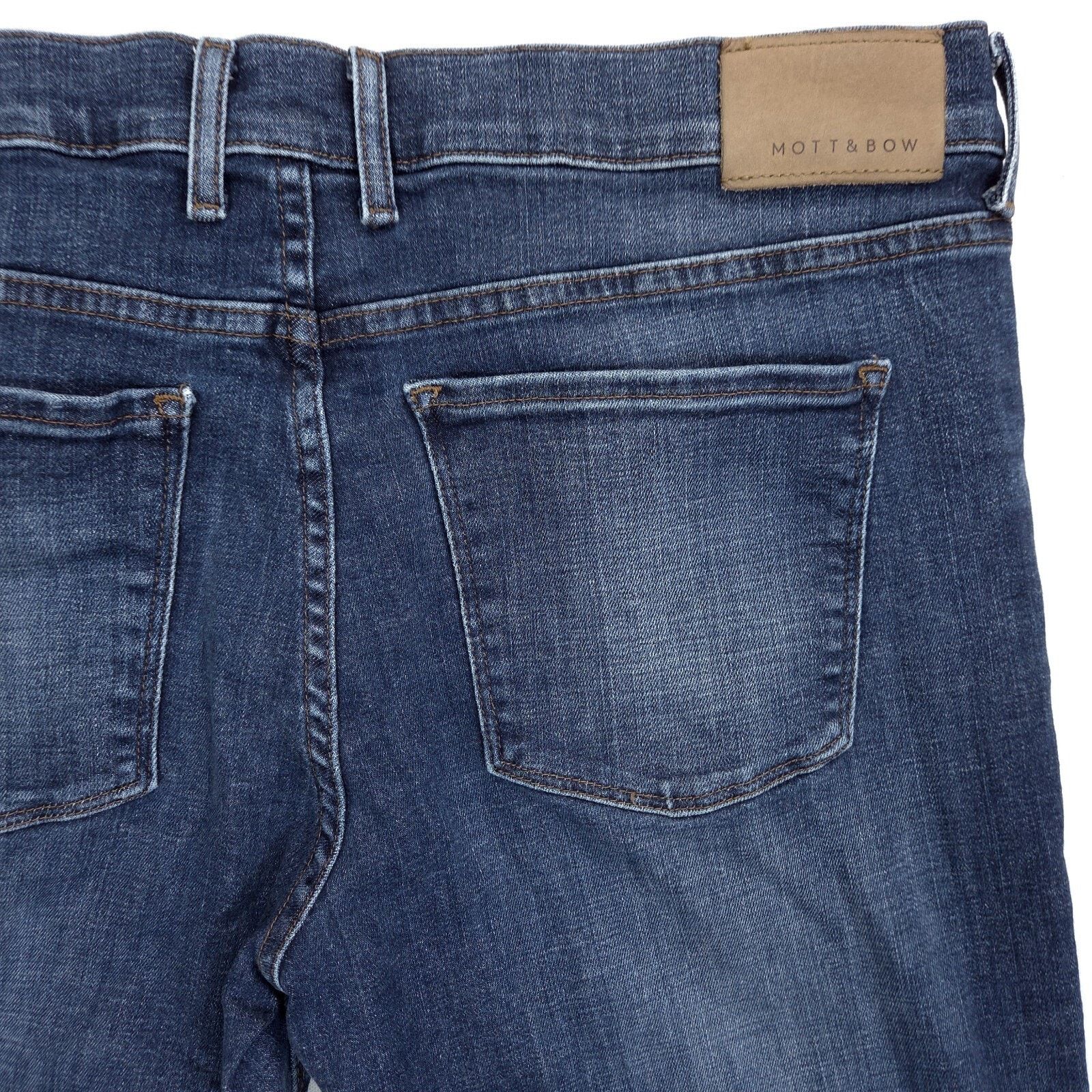 Mott & Bow Mott and Bow Slim Jeans Mens 38x30 Denim Stretch Dark Wash Size US 38 / EU 54 - 8 Thumbnail