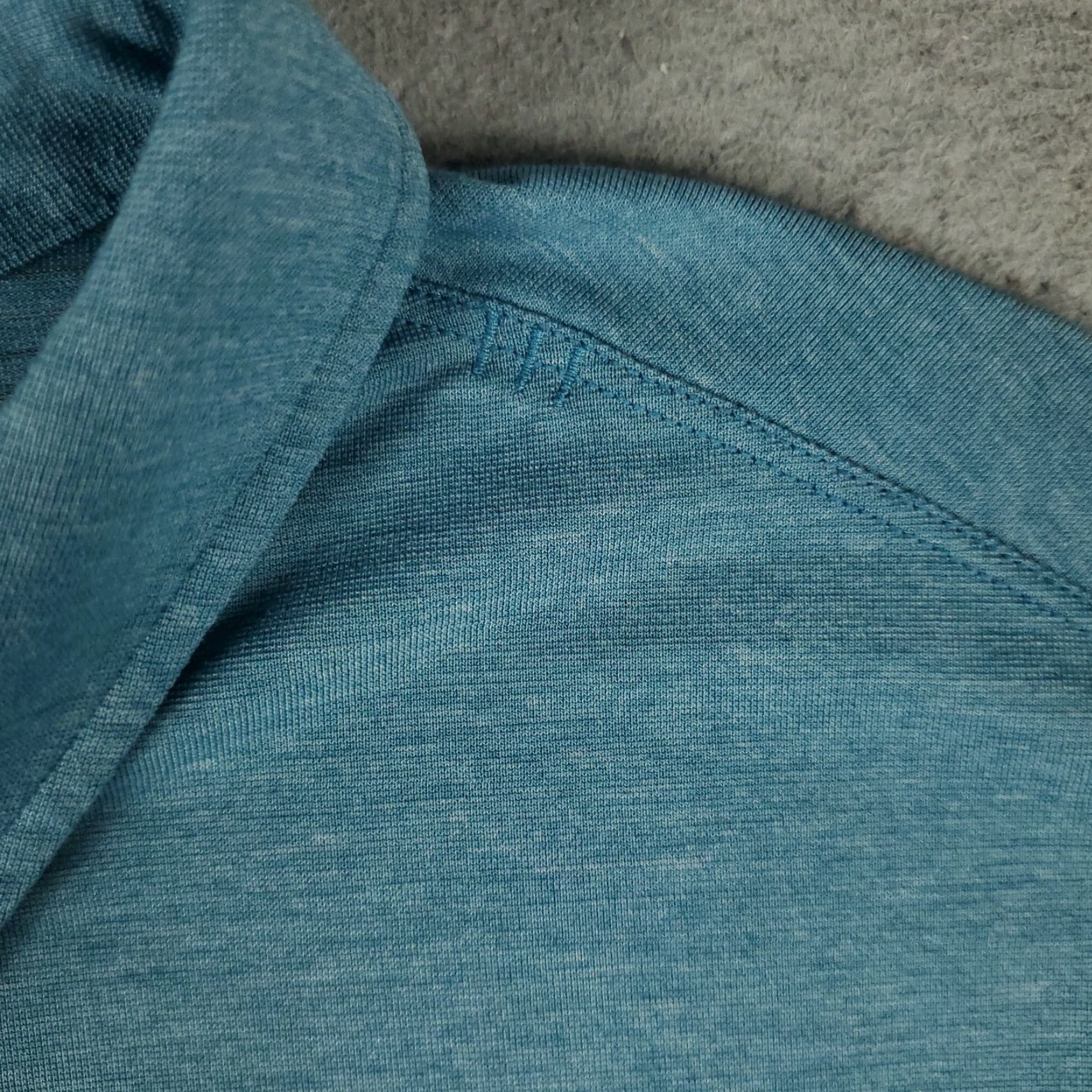 Lululemon Lululemon Polo Shirt Mens Size M Teal Blue Short Sleeve Size US M / EU 48-50 / 2 - 3 Thumbnail