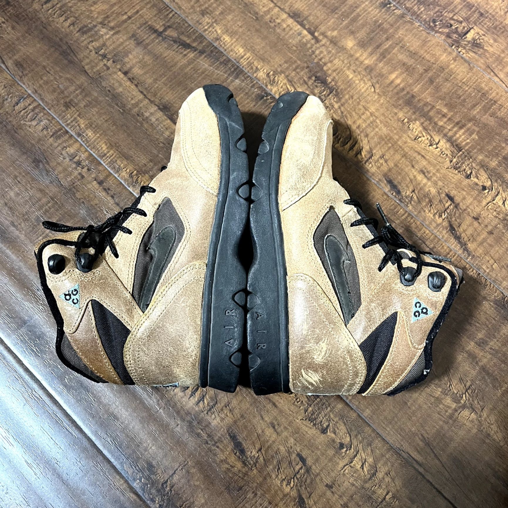 Nike Vintage 90s Nike Air Tumalo II ACG Hiking Boots Women's Size 7 Brown 940608-ID Size US 5 / IT 35 - 6 Thumbnail