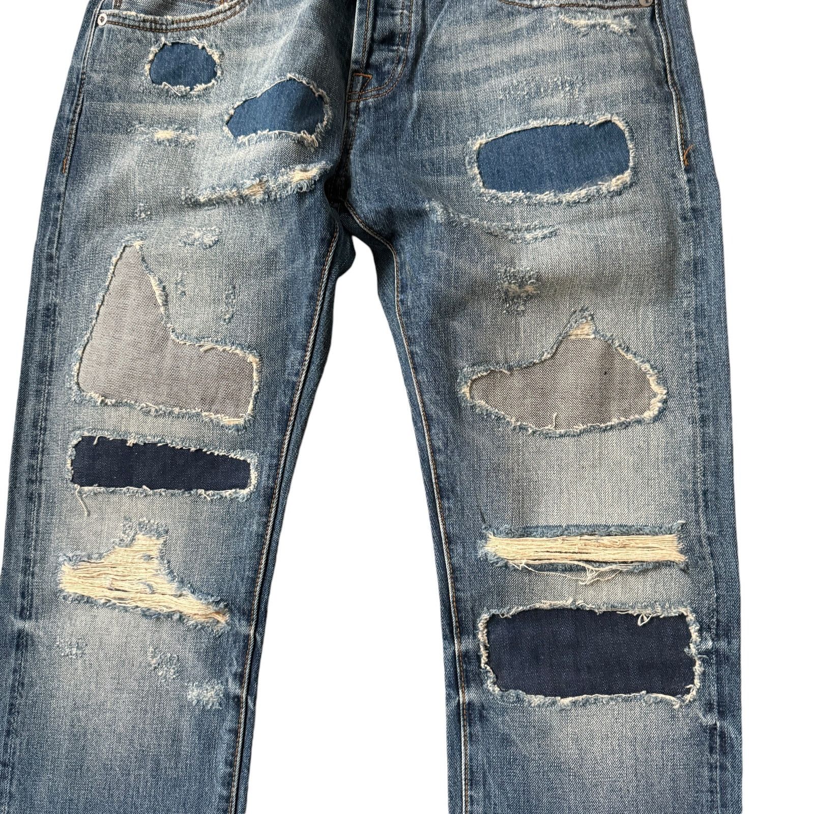 Cult Of Individuality Cult of Individuality Greaser Jeans Ripped Japanese Denim Size US 30 / EU 46 - 4 Thumbnail