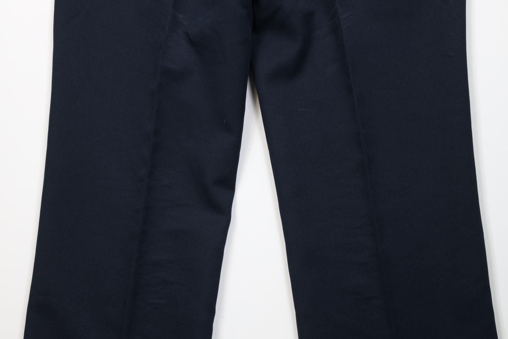Vintage Vintage 70s Streetwear Flared Wide Leg Chino Pants Blue USA Size US 40 / EU 56 - 12 Thumbnail