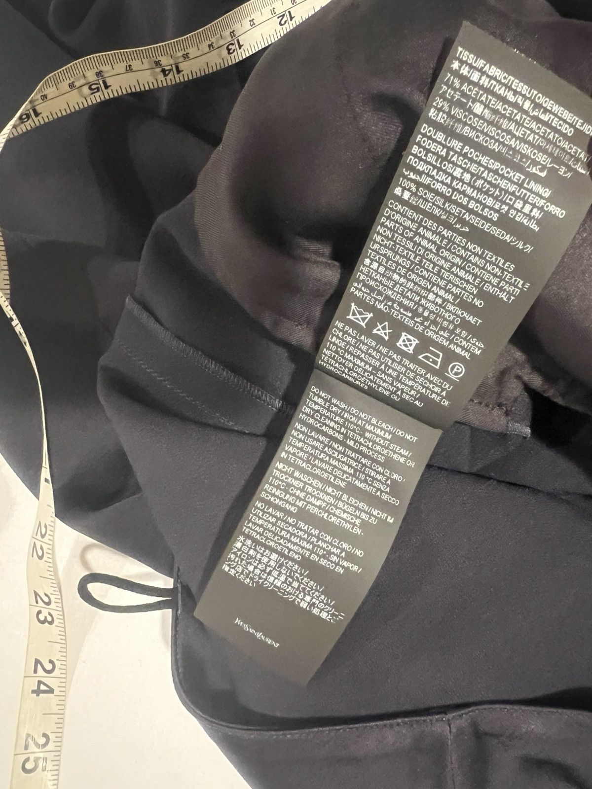 Saint Laurent Paris Saint Laurent men’s silk blend joggers. 52/L. $1350 Size US 36 / EU 52 - 10 Thumbnail